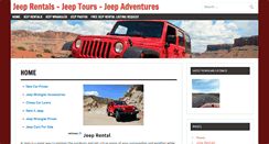 Desktop Screenshot of jeeprentals.com